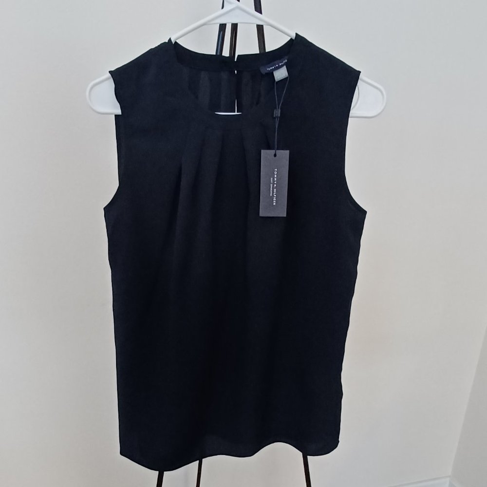New Tommy Hilfinger Navy Blouse